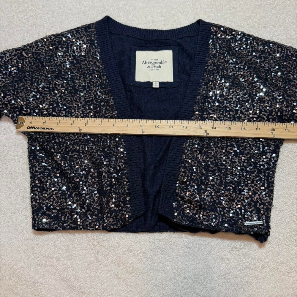 Y2K Abercrombie sequin cardigain - Picture 5 of 6